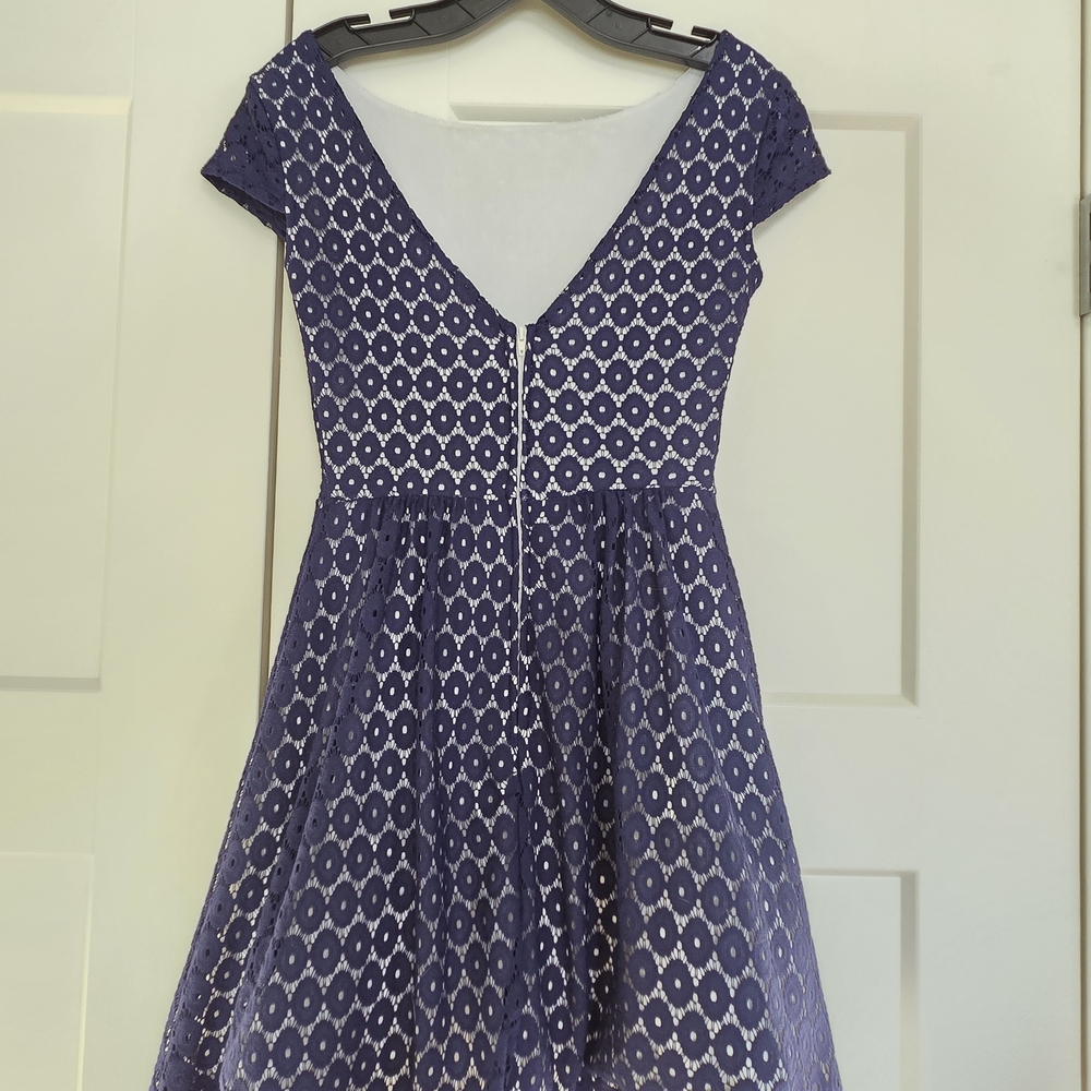 Purple Lace Dress - Picture 4 of 6